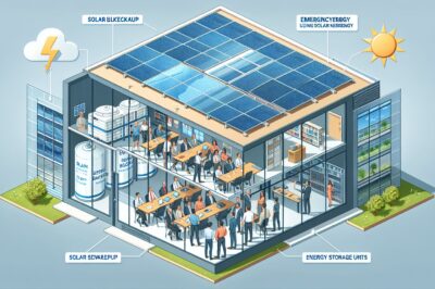 Emergency Preparedness with Solar Energy: Tips for Solar Backup for Small Businesses