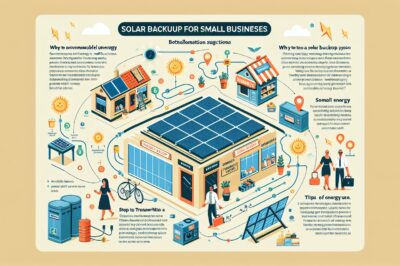 Solar Backup for Small Businesses: Tips and Suggestions