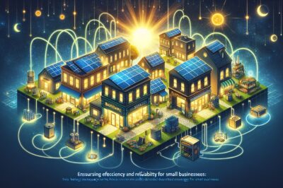Ensuring Efficiency and Reliability: Solar Backup for Small Businesses