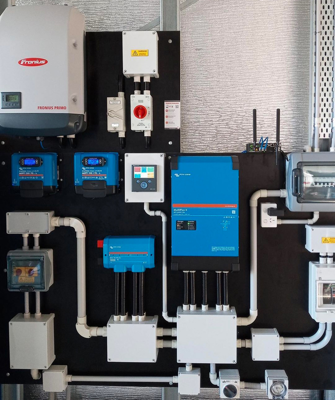 victron solar backup