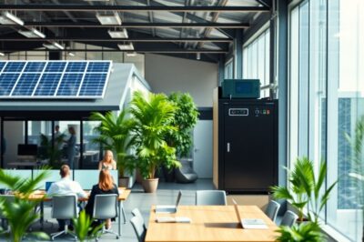 How Do Solar Backup Solutions Enhance Sustainability In Corporate Practices?