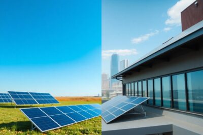 Ground Mount vs Rooftop Solar Installation Options for Business