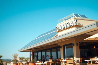 Gordon Ramsay’s Restaurant Group Goes 100% Solar Backup