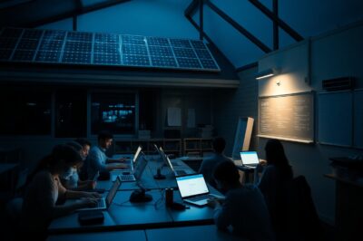 School’s Solar Lab Becomes Emergency Hub During Blackout